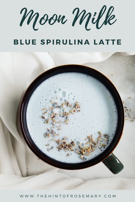 Blue Spirulina Drink Recipes, Blue Spurilina Recipes, Blue Spirulina Latte, Blue Spirulina Drink, Blue Spirulina Benefits, Blue Spirulina Recipes, Spirulina Drink, Blue Moon Ice Cream, Spirulina Benefits