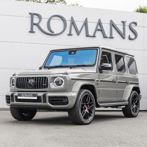 Audi were the trailblazers with this colour and we've seen their German rivals adopt a near identical shade which is proving very popular on the G63. Named "Classic Grey" by Mercedes and part of the G Manufaktur range. #Gwagon #G63 #Mercedes #ClassicGrey #NardoGrey #StarlightHeadliner Mercedes G63, Nardo Grey, Used Mercedes Benz, 360 Degree Camera, Mercedes G Wagon, G63 Amg, Benz G Class, Mercedes Benz G Class, Classic Grey