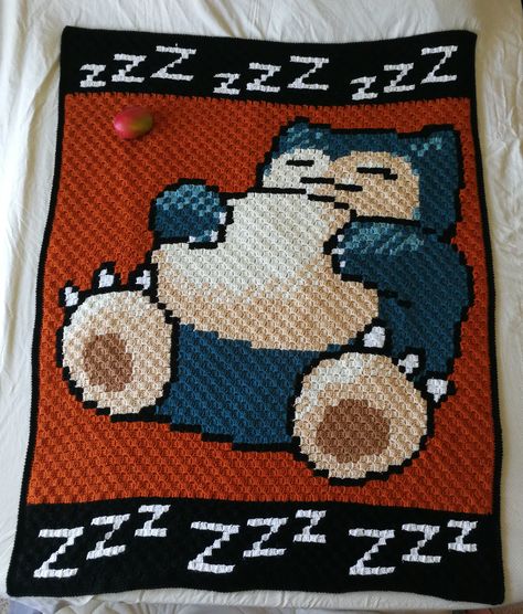 Cool Crochet Blanket Ideas, Crochet Pokémon Blanket, Crochet Anime Blanket, Pokemon Crochet Patterns Free Blanket, Kirby Crochet Blanket, Anime Crochet Blanket, Crochet Pokemon Blanket, Pokemon Crochet Blanket, Crochet Pixel Blanket