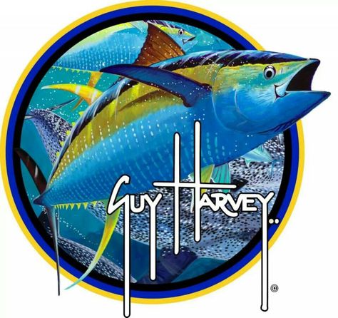 Guy Harvey Guy Harvey Art, Fish Chart, Marine Artist, Online Lottery, Fish Artwork, Fishing Decals, Blue Marlin, Media Branding, Underwater Art