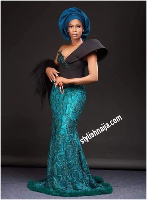 Straight Long Gown Lace Styles Nigeria, Lastest Style For Lace Gown 2023, Style For Dry Lace Gown Nigeria, Latest Style For Lace Gown 2022, Aso Ebi Lace Styles 2021 Long Gown, Long Gown Styles, Lace Long Gown, Stylish Naija, Corset Gown