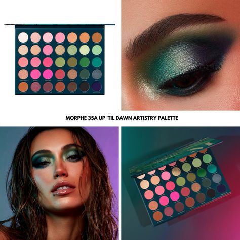 Morphe has just released a preview of their new 35A Up 'Til Dawn Artistry Palette and we've got all the details!  The palette will be available soon! The post Sneak Peek! Morphe 35A Up ‘Til Dawn Artistry Palette appeared first on BeautyVelle | Makeup News. Morphe Up Til Dawn Looks, Morphe Artistry Palette Looks, Morphe 35a Palette Looks, Up Till Dawn Morphe Looks, Morphe Pallete, Morphe 35a Up Til Dawn Looks, Morphe Eyeshadow Palette, Makeup Morphe, Makeup Starter Kit