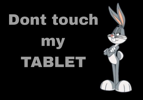 Get Off My Tablet Wallpaper, Wallpaper Yk2, Yk2 Style, Bunny Wallpaper, Fnaf Wallpapers, Pretty Phone Wallpaper, Get Off Me, Tablet Wallpaper, Dont Touch Me