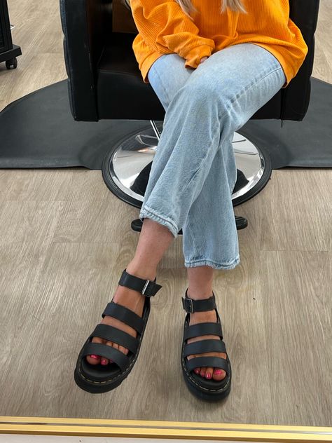 Dc Martin Sandals, Black Dr Marten Sandals Outfit, Blaire Doc Martens Outfit, Dr Martens Blaire Outfit, Doc Marten Blaire Sandal, Dr Marten Blaire Sandals Outfit, Doc Martens Blaire Sandals Outfit, Dr Martens Outfit Summer Sandals, Dr Martens Blaire Sandal Outfit