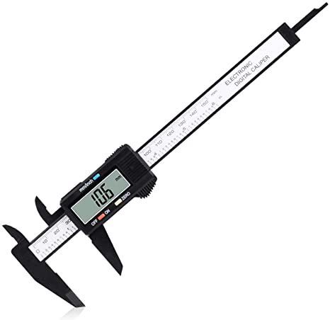 Digital Caliper, Adoric 0-6" Calipers Measuring Tool - Electronic Micrometer Caliper with Large LCD Screen, Auto-Off Feature, Inch and Millimeter Conversion Homemade Drill Press, Reloading Bench, Carbon Fiber Composite, Vernier Caliper, Traditional Archery, Hunting Blinds, Xmas List, Measurement Tools, Camping Accessories