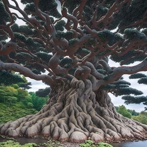 Twisted Oak Tree, Rare Trees, Tree God, Weird Trees, About Trees, World Tree, Tree People, Giant Tree, Beautiful Trees