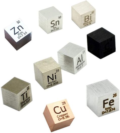 AmazonSmile: 0.39" Element Cube Set 10mm Density Cubes for Periodic Table Collection Up to 99.99% Purity (0.39“, 9-01) : Industrial & Scientific Fe Iron, Face Laser, Cube Template, Tron, Meaningful Gifts, Density, Periodic Table, Place Card Holders, Copper