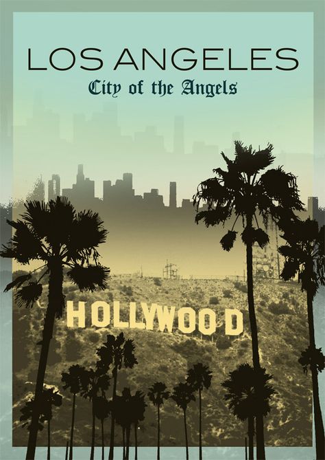 . Vintage Los Angeles Poster, Los Angeles Poster, California Poster, Vintage Poster Design, Travel Globe, Los Angeles City, California Map, Vintage Los Angeles, Art Deco Posters