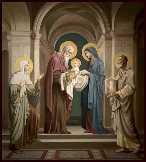 Feast of the Purification of Our Lady, the Presentation of Our Lord in the Temple – Candlemas Day – 2 February Presentation In The Temple, Rosary Mysteries, Jesus In The Temple, Bible Artwork, Virgin Mary Statue, Heaven Art, Christ The King, Pictures Of Jesus Christ, Holy Rosary