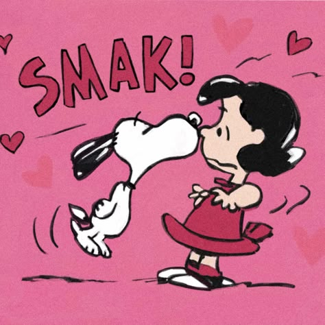 snoopy!! 💋💋🎀💗💗 Snoopy And His Girlfriend, Snoopy Poster, Snoopy Valentines Day, Snoopy Valentine, Snoopy Dog, Lucy Van Pelt, Snoopy And Charlie Brown, Peanuts Cartoon, Peanuts Charlie Brown