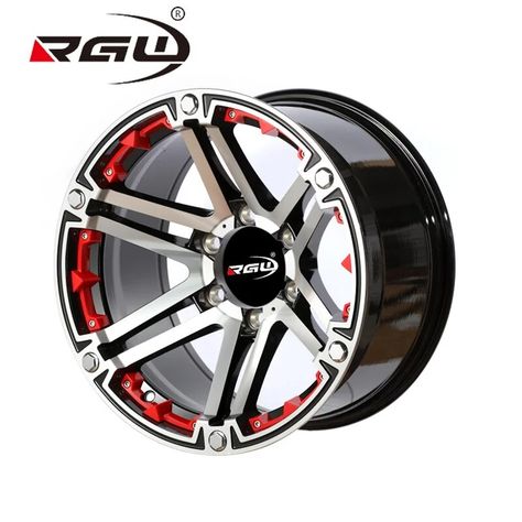 1914.21C$ |66099 Smart 16 Inch Black Machine Face Red Lip 6Lugs 6Holes 17*7.5 Wheels Aluminum Alloy Car Wheel Rims 4*4 Offraod Wheel Rims| | - AliExpress Car Wheels Rims, Truck Stuff, 5th Wheels, Red Lip, Wheel Rims, Red Lips, Car Wheel, Aluminium Alloy, Wheel