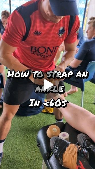 Build Physiotherapy | Holistic Rehab & Performance Training on Instagram: "Stabilising ankles, one strap at a time! 🦶💪 This taping technique is great for stabilizing the ankle and decreasing the risk of sprains.  Steps to strap up:  1. Start with anchors – make sure they're not too tight  2. Add stirrups, covering the malleoli (behind, over, and in front). Use as much or little tape as needed for your ankle.  3. Apply '6ixs' in both directions for solid support.  4. Use heel locks as needed – one, two, or none, depending on your stability requirements.  5. Lock it off, ensuring anchors aren't too tight.  Remember to use heel and lace pads to protect the Achilles and tibialis anterior tendon from cuts.   Keep your foot in dorsiflexion during the entire process.  Stay safe and strong! 🏃‍♀ Taping Ankle Stability, Ankle Tape For Support, How To Tape Ankle, How To Tape Ankle For Support, Tibialis Anterior, Ankle Taping, Ankle Ligaments, Weak Ankles, K Tape