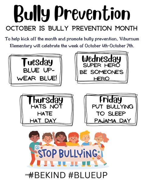 Promoting bully prevention in schools National Bully Prevention Month, Bully Awareness Month, Bully Prevention, Spirit Week, School Counselor, School Counseling, Counseling, Teaching Resources, High School