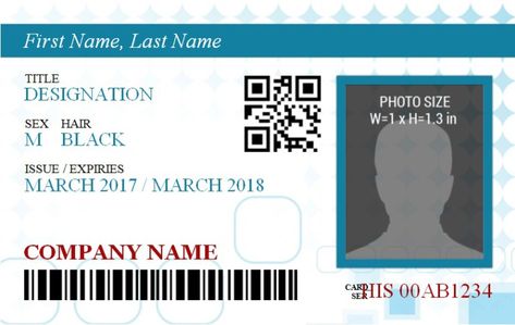 Id Badge Template, Blank Id Cards, Memo Format, Identity Card Design, Employee Id Card, Quotation Format, Fake Identity, Employees Card, Military Romance