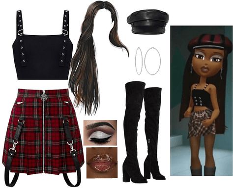 sasha-bratz Outfit | ShopLook Sasha Inspired Outfits Bratz, Sasha Bratz Outfits Halloween, Sasha Outfits Bratz, Sasha Bratz Doll Halloween Costume, Bratz Doll Outfits Inspiration Sasha, Bratz Dolls Aesthetic Outfits Sasha, Sasha Bratz Halloween Costume, Sasha Bratz Costume, Bratz Inspired Outfits Sasha