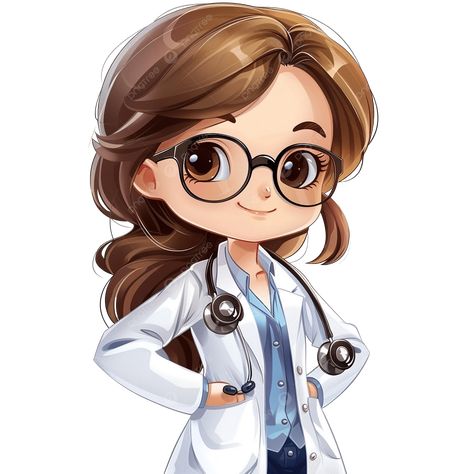 Nurse Drawing Art, Character Art Female, Doctor Clipart, Doctor Vector, Doctor Female, Nurse Drawing, Women Doctor, Doctor Woman, Doctor Design