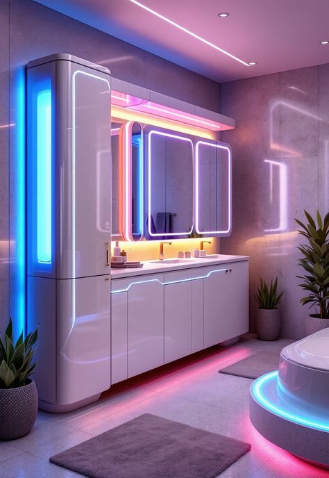 futuristic bathroom ideas Futuristic Bathroom, Smart Bathroom, Agriculture Industry, Design And Technology, Cultural Festival, Leisure Arts, Future Lifestyle, Sci Fi Movies, Music Event