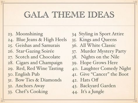 Fundraiser Themes, Auction Themes, Creative Fundraising, Charity Work Ideas, Fashion Show Ideas, Fashion Show Themes, Charity Ball, Gala Themes, Charity Gala