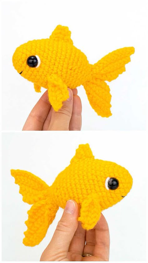 Fish Amigurumi Free Pattern, Amigurumi Fish, Crochet Fish Patterns, Crochet Sea Creatures, Crocheted Animals, Crochet Fish, Crochet Keychain Pattern, Crochet Turtle, Crochet Animals Free Patterns