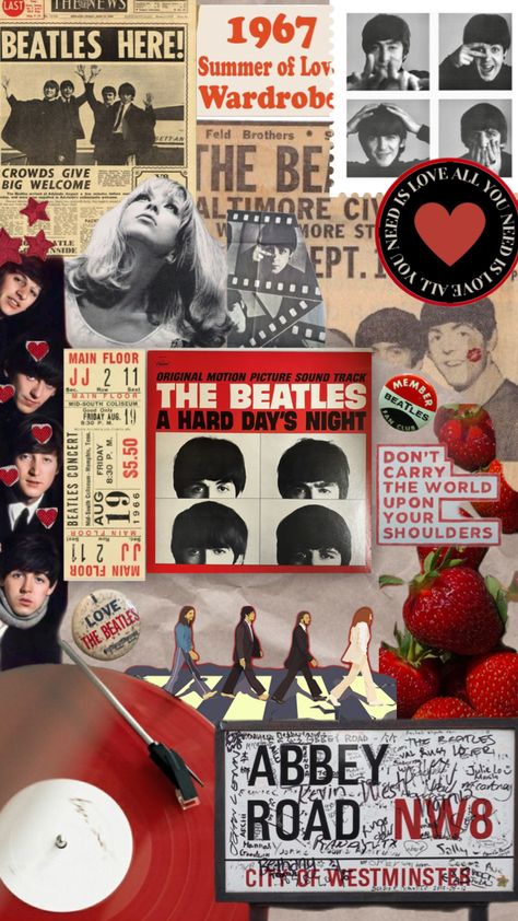 Yep this is a Beatles Collage, I love them idc <3 #vintage #collages #60s #thebeatles #thebeatlescollage #music #paulmccartney #ringostarr #georgeharrison #johnlennon #redaesthtetic Beatles Wallpaper Iphone, Beatles Collage, Beatles Baby, 60s Theme, Beatles Wallpaper, Beatles Poster, Beatles Music, The Fab Four, Collage Poster