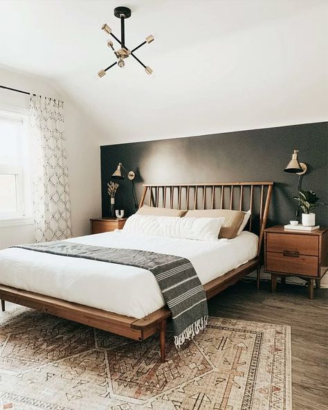 11 Chic Mid Century Beds That'll Complete Your Bedroom | Posh Pennies Idea Bilik Tidur, Reka Bentuk Bilik Tidur, Mid Century Bed, Mid Century Modern Bed, Diy Platform Bed, Hiasan Bilik Tidur, Solid Wood Platform Bed, Wood Platform Bed, Decoration Inspiration