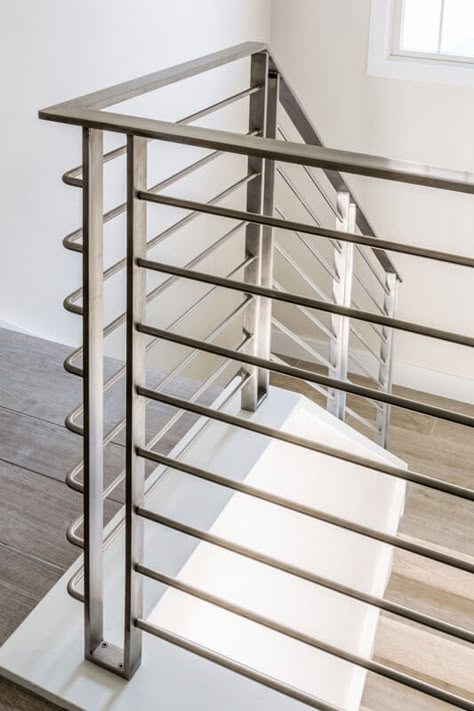 Stainless Stair Railing, Balcony Handrail, Reling Design, Stainless Steel Stair Railing, Steel Stairs Design, درابزين السلم, Steel Grill Design, Steel Stair Railing, Indoor Stairs