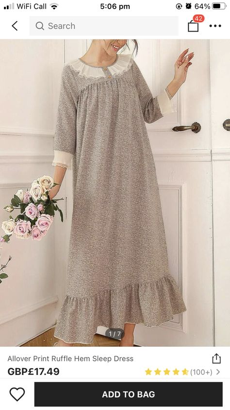 Sleep Dress Nightgowns, Fashion Week Dresses, Cotton Night Dress, Clothes For Pregnant Women, Maxi Outfits, Indian Dresses Traditional, Night Dress For Women, Women's Nightgowns, Nightgowns For Women