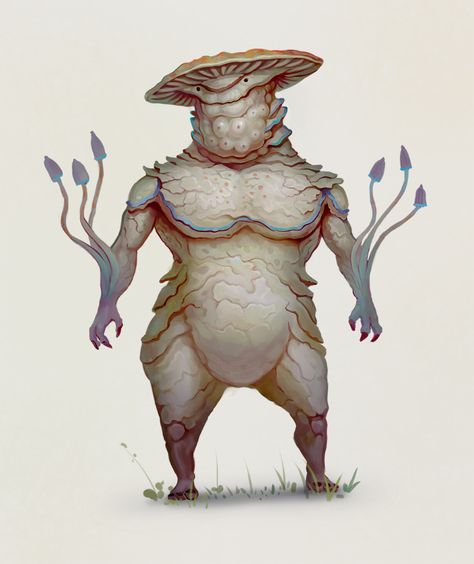 ArtStation - mushroom, Vladislav Orlowski Shroom Art, Environment Inspiration, Monster Artwork, Alien Design, Alien Races, Fantasy Races, D&d Dungeons And Dragons, Monster Design, Dungeon Master