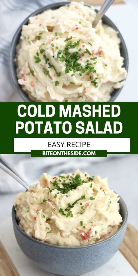 Smooth Potato Salad, Mashed Potatoe Salad Recipe, Cold Mashed Potato Salad, Mash Potato Salad Recipes, Instant Mashed Potato Salad, Mashed Potatoes Salad, Mashed Potato Salad Recipe, Mashed Potato Salad With Egg, Easy Potato Salad Simple