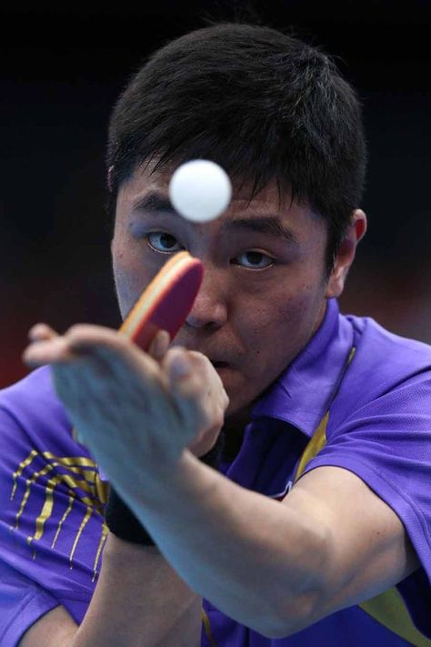 PHOTOS: Super Intense Olympic Table Tennis - Business Insider Athlete Poses, Human Pose, Ping Pong Games, Tennis Photography, Table Tennis Player, People Reference, Pong Game, Tennis Photos, Visual Library