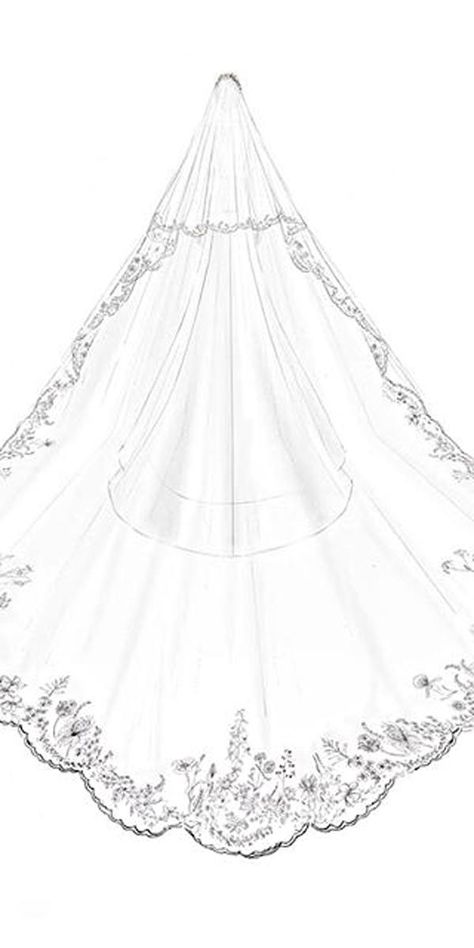 Meghan Markle Wedding Dress, Wedding Dress Illustrations, Clare Waight Keller, Meghan Markle Wedding, Haute Couture Gowns, Dress Illustration, Dress Drawing, Royal Weddings, Backless Wedding Dress