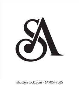 As Letter Logo Design, A S Logo Design Letter, As Logo Design Letters, As Letter Logo, Sa Logo Design, Sa Logo, Typo Logo Design, S Letter Images, Typographic Logo Design