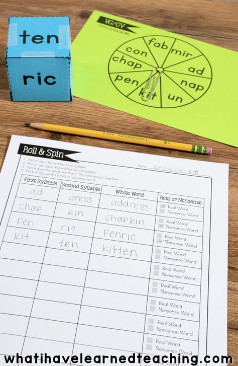 Open and Closed syllables are an important reading component. Practicing with games and activities makes it more fun! Closed Syllable Multisyllabic Words, 3 Syllable Words Activities, Two Syllable Words Activities, Vccv Syllable Activities, Multi Syllabic Words Activities, Multisyllabic Word Activities, Syllable Types Activities, Open And Closed Syllables, Wilson Reading Program