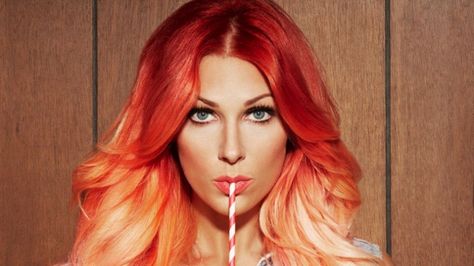 If you’ve been listening to Top 40 radio for the past few years, then you definitely know Bonnie McKee, even if her face is still relatively new. But that’s all about to change this summer, as the 29-year-old singer-songwriter, whom Rolling Stone named “Best Secret Weapon” in 2011, becomes as… Bonnie Mckee, Premature Grey Hair, Best Ombre Hair, Sunset Hair, Pink Ombre Hair, Hair Orange, Red Ombre Hair, 2015 Hairstyles, Ombré Hair