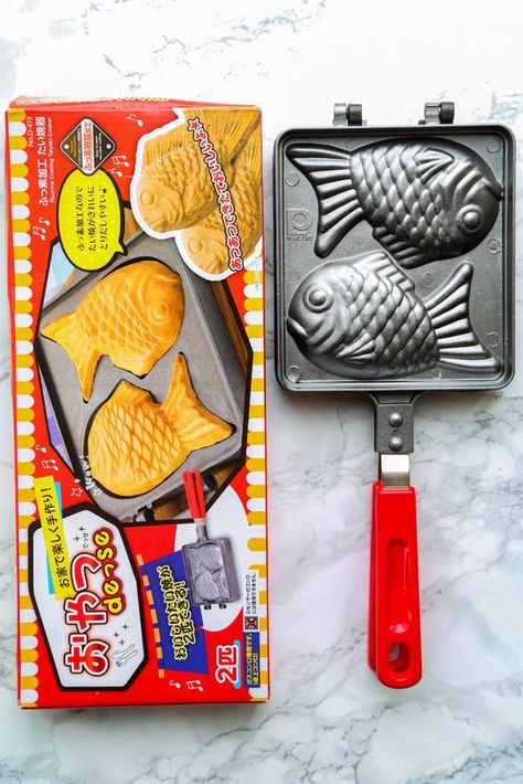 Taiyaki (鯛焼き) | Pickled Plum Food And Drinks Korean Cooking Tools, Asian Cooking Tools, Korean Kitchen Gadgets, Japanese Cooking Utensils, Japanese Cooking Tools, Korean Kitchen Tools, Cute Kitchen Utensils, Japanese Kitchen Gadgets, Japanese Utensils