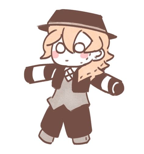 Chuuya Doodle, Cat Chuuya, Bsd Doodles, Chuuya Cute, Chuuya Drawing, Chuuya Chibi, Anime Canvas Painting, Nakahara Chuuya, Dog Comics