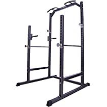 Check this out! Home Strength Training, Workout Stations, Half Rack, Dip Station, Dip Bar, Power Tower, Squat Rack, Yoga Equipment, Pull Up Bar