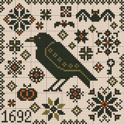 Crocheting For Beginners, Crochet Patterns Ideas, Stitch Halloween, Elegant Crochet, Halloween Cross Stitch Patterns, 8bit Art, 강아지 그림, Pixel Crochet, Tapestry Crochet Patterns