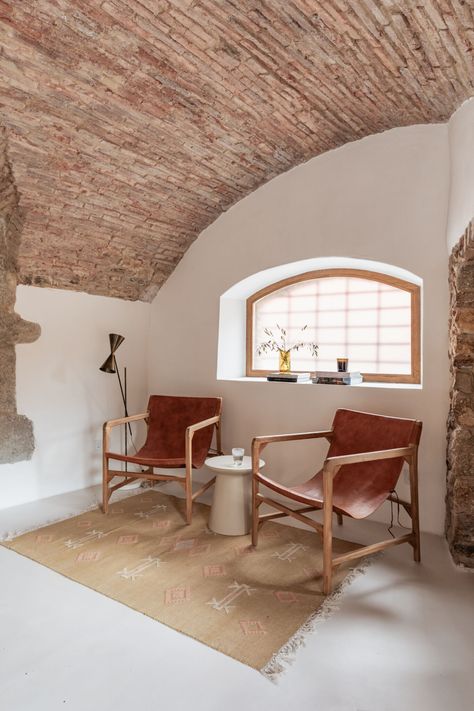 Before & After: A Historic Catalan Farmhouse Redone by Espanyolet - Remodelista Stone Stairs, New Space, Making Things, Design Photo, Stainless Steel Kitchen, Modern Rustic, House Tours, Home Organization, Farmhouse