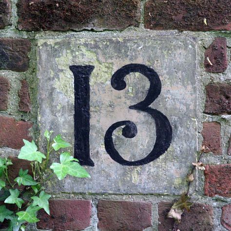 Tattoo Oreille, 13 Aesthetic, Lucky Number 13, Friday The 13th Tattoo, Norfolk England, Numerology Numbers, Lucky 13, Number 13, For Journal