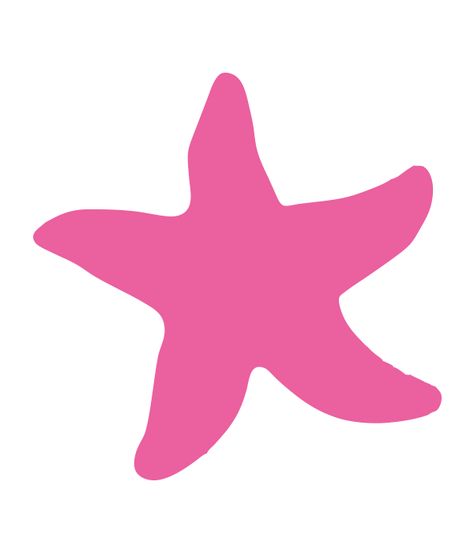 Starfish Svg Free, Starfish Svg, Mermaid Pirate Party, Ariel Birthday Party, Pink Starfish, Ariel Birthday, Mermaid Room, 타이포그래피 포스터 디자인, Mermaid Parties