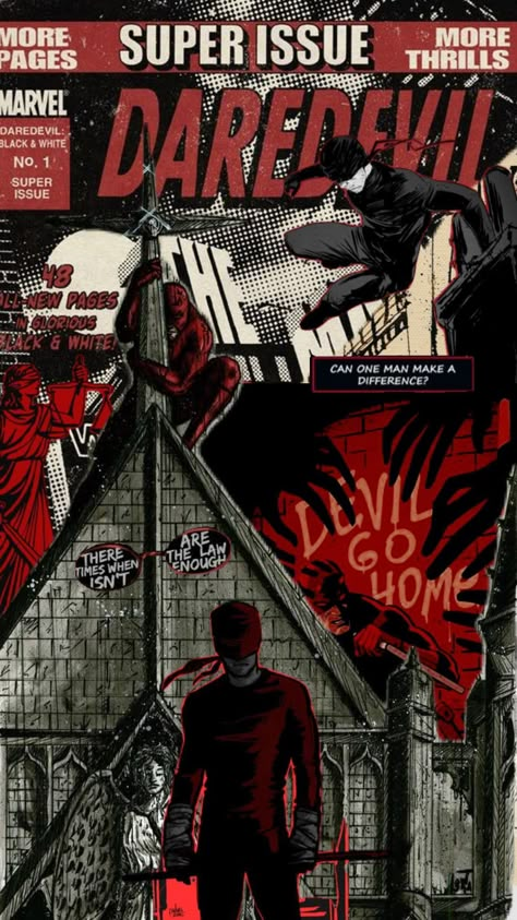 Daredevil And Moon Knight, Hard Wallpaper, Daredevil Wallpaper, Superheroes Wallpaper, Batman And Spiderman, Blind Justice, Punisher Daredevil, Daredevil The Man Without Fear, Daredevil Art