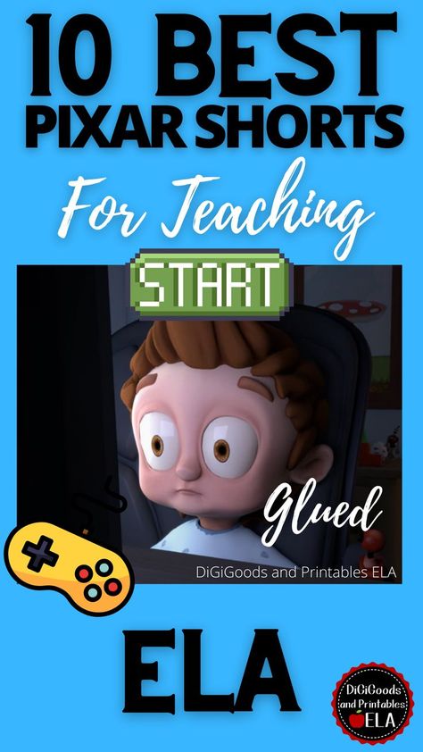 Teaching with Pixar Short Film Workshops Pixar Shorts For Teaching, Character Conflict, Teaching Plot, Teaching Literary Elements, Teaching Character Traits, Teaching Theme, Pixar Shorts, Teaching Character, Teaching Themes