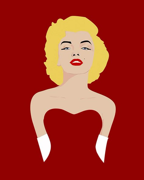 Dilruba Pop Art Marilyn, Marilyn Monroe Painting, Marilyn Monroe Artwork, Marilyn Monroe Art, Celebrity Caricatures, Caricatures, Art Drawings For Kids, Art Digital, Diy Canvas Art