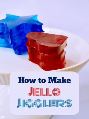 Jello Jiggler, Finger Jello, Jello Mold Recipes, Jello Jigglers, How To Make Jello, Jello Dessert Recipes, Jello Desserts, Jello Salad, Clam Recipes