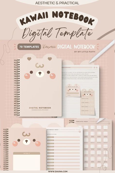 Ultimate Collection of Resources for Your Journaling Journey || Bujo & Digital Journaling Templates! — DIAxNA Planner Collection, Phone Planner, Kawaii Notebook, Digital Minimalism, Digital Journaling, Notebook Templates, Online Planner, Digital Notebook, Productivity Apps