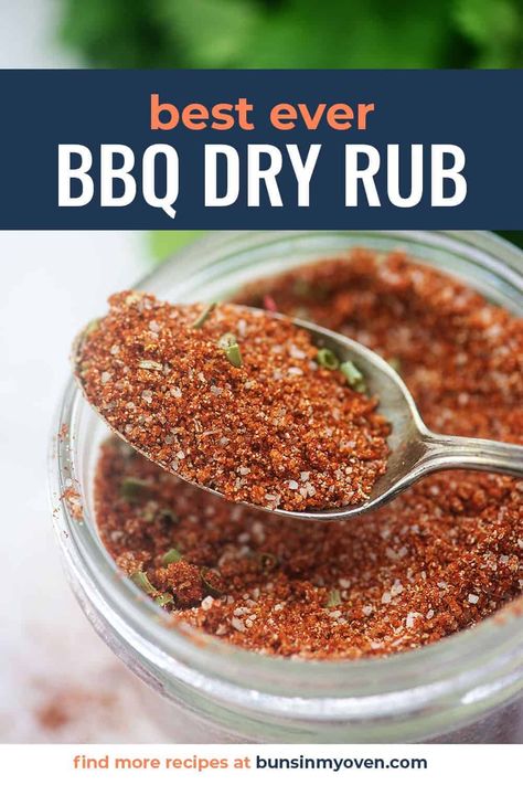 Homemade BBQ Dry Rub Recipe | Buns In My Oven Desert Heat Dry Rub Recipe, Barbecue Dry Rub, Seasoning Chicken, Dry Rub For Chicken, Gallbladder Diet, Spice Rubs, Bbq Dry Rub, Dry Rub Recipes, Dry Rubs