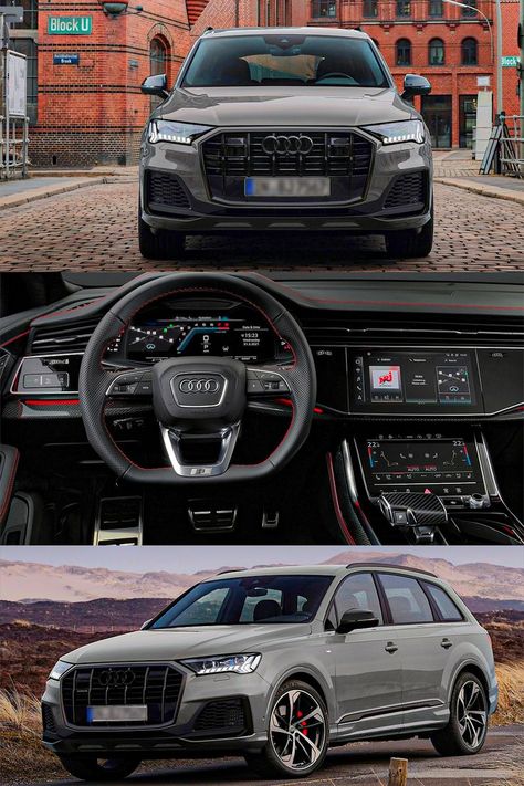 Cars Wallpaper Aesthetic, Audi Q7 Interior, Aesthetic Cars Wallpaper, Audi Q7 Quattro, Lemans Car, New Audi Q7, Audi Sportback, Audi Q, Aesthetic Sports