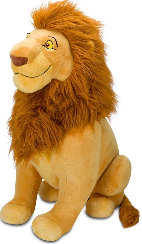 Giant Stuffed Mufasa. Now that is awesome Lion King Mufasa, Lion King Nursery, Lion King Toys, Disney Olaf, Disney Stuffed Animals, Disney Gift, Disney Plush, Barbie Toys, Cuddly Toy