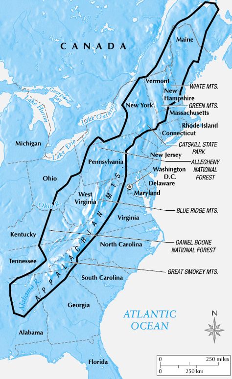 Appalachian Mountains map- The Rag Coat or Down Down the Mountain Appalachian Mountains Map, America Mountains, Appalachian Culture, Daniel Boone National Forest, Solo Trips, Mountain Destinations, Five In A Row, World Geography, Appalachian Mountains